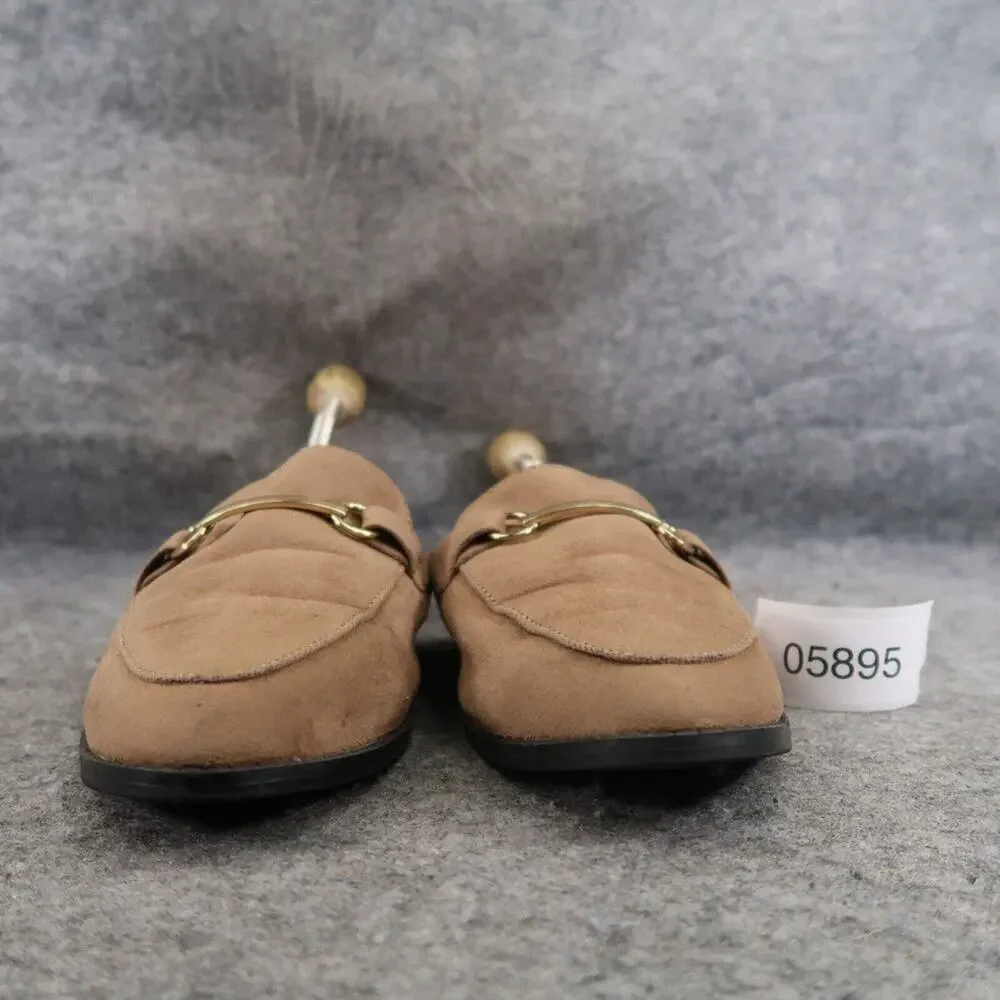 Restricted Shoes Womens 8 Mule Flats Slip On Classic Brown Casual Lifestyle - Picture 3 of 13
